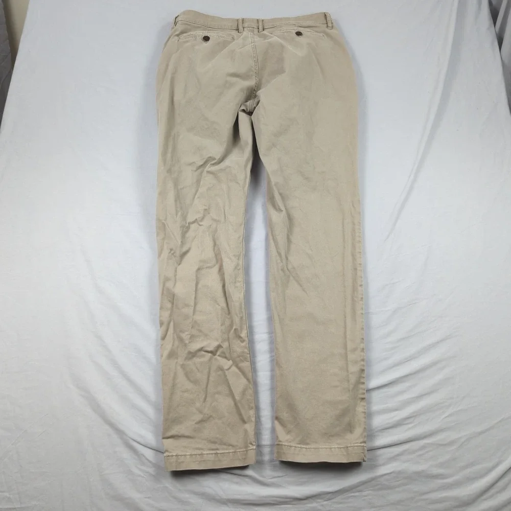Flint Tender Pants‎ Mens 34x32 Khaki Slim Fit Casual Preppy Natural